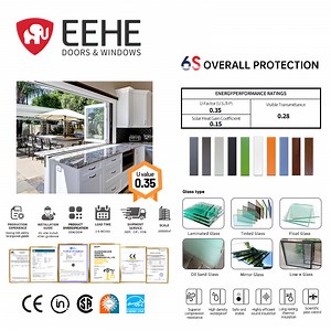 [Hot Item] Eehe Durable Large Folding Windows with Wholesale Bottomhung Argon
