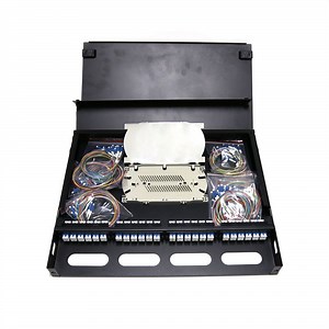 [Hot Item] Rack-Mounted ODF Fiber Optic Distribution Frame 24 Port Terminal Box Patch Panel