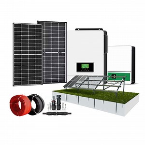 [Hot Item] Solar Home Power PV Module Battery off Grid Solar Panel Kits Solar Enery System