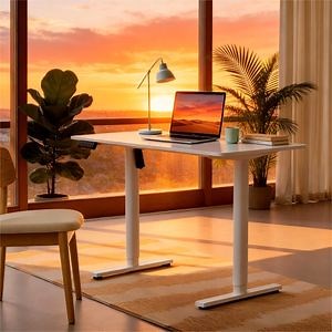 [Hot Item] Prorials Single Motor Standing Desk Small Apartment Multifunctional Use Adjustable Height Desk