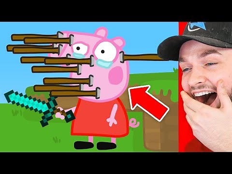 Peppa Pig Plays Minecraft! (Funny Animation)