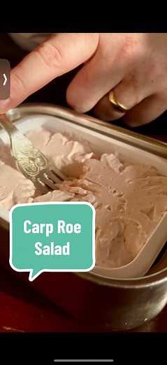 Cod Roe Salad from the European Supermarket in Newark! #tinnedfishreview #tinnedfish #cannedfish #fyp