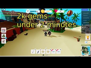 how to make 2k gems fast in fishing simulator! (roblox)