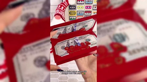 Christmas Cash Gift Envelopes & Cards with Envelopes - Money Holders for Cash with String Tie, Festive Holiday Design for Gifts, Grandkids, Teachers (A*5)