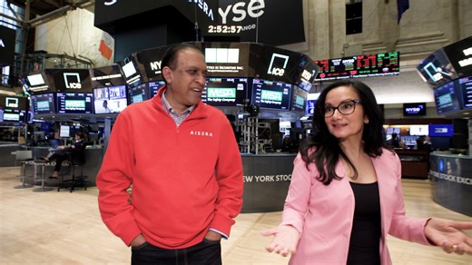 Muddu Sudhakar, CEO & Founder of Aisera, discusses current market conditions in the AI space and how Aisera is positioned to navigate them on #NYSEFloorTalk with Judy Shaw. | New York Stock Exchange