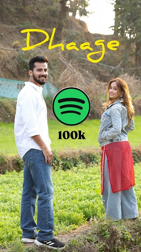 Swaroop Pandey | From strings to hearts — Dhaage has hit 2L+ on YouTube ▶️, 1L+ streams on Spotify 🎧& 5L+ reels on Instagram ️✨ Your love made this happen... | Instagram