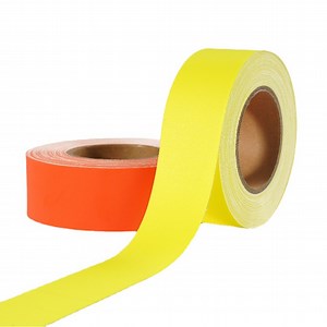 [Hot Item] Orange Yellow Fr Reflective Tape Glowing Darkness Fire Resistant Reflective Warning Tape for Firefighter Suits