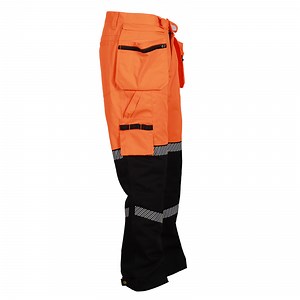 [Hot Item] Construction High Reflective Work Wear Solid Safety Cargo Reflective Safety Pants