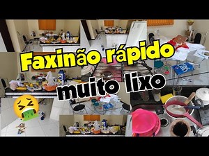 FAXINA RÁPIDA NA COZINHA EXTREMAMENTE BAGUNÇADA