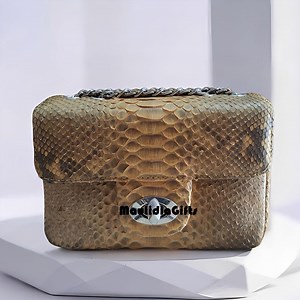 Python Crossbody Bag Genuine Snakeskin Compact and Fashionable,snake Leather Bag,real Snake Purse,exotic Skin Bag,python Leather,snake Skin - Etsy