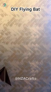 DIY Flying Bat for Halloween #nzacrafts | Nza Crafts