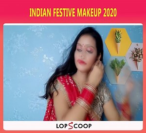 Easy and glowy glam makeup tutorial for Indian Festive season #makeuptutorial #makeuplover #makeuplooks #makeupideas | Lopscoop Beauty