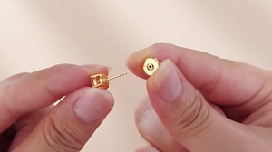 14k Gold Plated Earring Backs for Studs - Locking & Sterling Silver Options - Butterfly Lifters