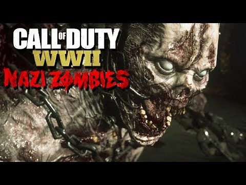 Call of Duty WW2 Nazi Zombies Mode Gameplay German #05 - Zeppelin Boss