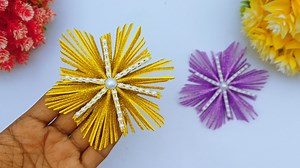 How to make Christmas snowflakes - DIY Christmas ideas - Handmade Christmas snowflakes making ideas #ChristmasCrafts #ChristmasDecor #XmasSnowflakes #Christmastree | DIY And Paper Crafts