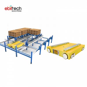 [Hot Item] Sistema de Almacenamiento y Recuperación Automatizado Ebiltech Robot Inteligente Sistema de Estantería de Cuatro Vías