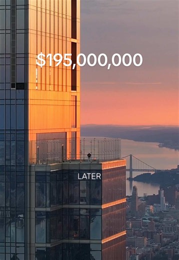 Live 1,400 ft Above NYC: Inside a $195M Billionaires' Row Penthouse