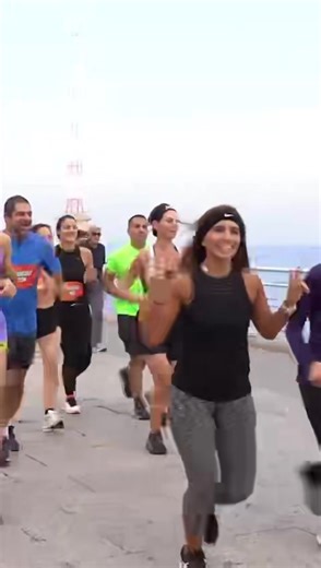 Shaking out the nerves with a pre-marathon run – the calm before the exciting storm. 🏃‍♂️❤️‍🔥💥 #ShakeoutRun #PreRaceCalm | Beirut Marathon Association