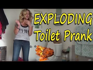EXPLODING TOILET PRANK