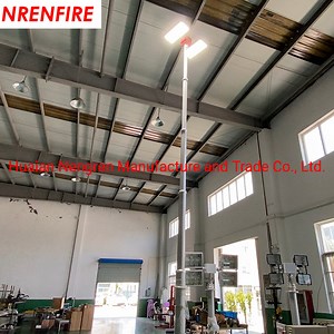 [Hot Item] Telescopic Mast Tower Light-Pneumatic Telescopic Mast-9m Height-2000W LED Light Tower