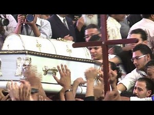 Funeral of Egypt Coptic Christians held in Cairo
