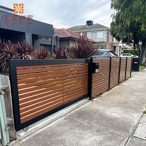 [Hot Item] Customi Desiegn Elegant Design Solar Farm Panel Artificial Glass Aluminum Fencing