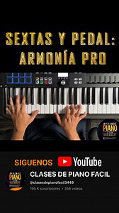 Sextas y pedal = armonía pro 😱✅🎹🎵 #aprendepianoconjoserealpe SIGUENOS TAMBIEN EN YOUTUBE 👇👇👇👇 https://www.youtube.com/@clasesdepianofacil3449 . Si quieres aprender con mi curso aprende piano con José Realpe mira este link 👇🏻👇🏻👇🏻 👉🏼 CURSO DE PIANO: https://go.hotmart.com/W91973883G . SI TE GUSTO LA CLASE: ✅ DALE LIKE, ME GUSTA 👍 ✅COMENTA💬 ✅DALE COMPARTIR, COMPARTIR, COMPARTIR ❤️ . . #aprendepiano #aprendepianoconjoserealpe #clasesdepianofacil #pianoparacristianos #piano #tutorial