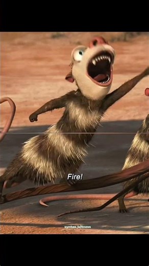 i can fly...! Ice Age animated Manny the Mammoth #iceage