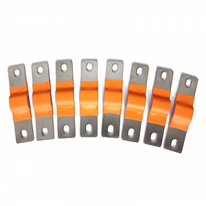 [Hot Item] Custom Copper Busbar Series Flexible Black Orange Bus Bar Hard Busbars Copper Foil Busbar