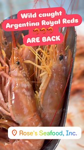 13 reactions | 戀戀戀戀戀戀 Wild Caught Argentina Royal Red Shrimp are BACK at Rose's Seafood, Inc.  #royalred戀 #sweet #tender #wild | Rose's Seafood, Inc. | Facebook