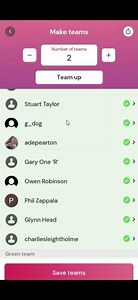 ALL IN - Random team generator