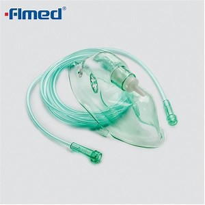 [Hot Item] Disposable Oxygen Mask with Tubing Oxygen Medical Mask Oxygen Face Mask PVC Mask