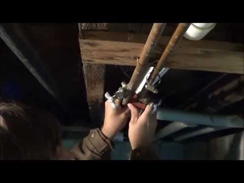 Fix leaky Copper Water Lines, without Soldering. SharkBite Fitting