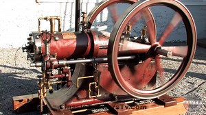 Happy Flywheel Friday! FOLLOW THIS LINK https://youtu.be/Pt5LCSvaL8E to watch some more Flywheel Fever Videos on our YouTube Channel. This is a circa 1905-1907 Hamilton Stationary 6 Horsepower Engine. The Hamilton was one of the highest quality constructed engines in America. This engine features high-machined surfaces, throttle governing carburetor, low-tension igniter ignition, side shaft with vertical governor. This Hamilton is in its original finish and is running on propane. This engine bel