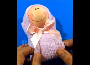 195K views · 1.4K reactions | DIY Baby made with facecloth By: Ronycreativa | MetDaan DIY | Facebook