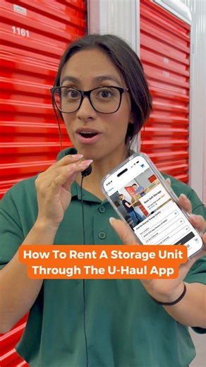 Reserve your storage room from the convenience of the U-Haul App! #UHaulApp #UHaul #Storage #DIYMove #SelfStorage | U-Haul