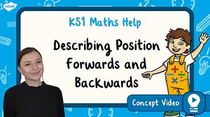 Describe Position - Forwards and Backwards | KS1 Maths Concept Video