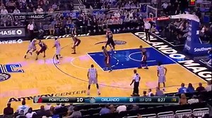 Tobias Harris with a dominant dunking display in the 1st quarter. | Orlando Magic