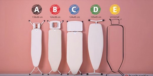 Brabantia Ironing Boards: Size A, B, C, D - Best Prices 2026