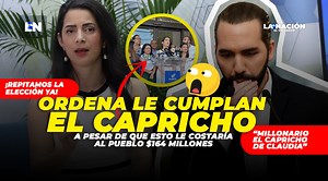 4.4K views · 85 reactions | ¡Ordena le cumplan su capricho!que costaría millones del pueblo salvadoreño, sin importarle nada | La Nación El Salvador | Facebook