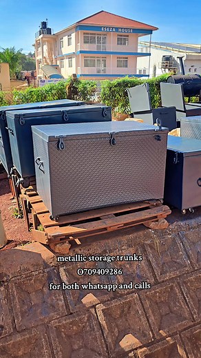 storage trunks available at Drake Metal Works Kampala We located in Nakawa near the mubs traffic lights or contact us on O709409286 #madeinuganda #metallic #fyp #ugandatiktok #uganda