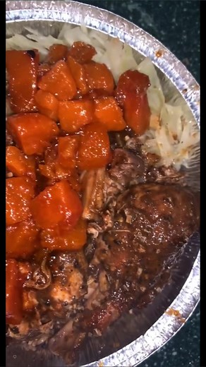 #jerkshack #jerkshrimp #bbqjerkchicken #handmade #candyyams #homemadecandyyams #riceandpeas | Kellyann Darrell