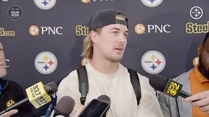 Kenny Pickett spoke to the media about heading into the bye week, the offense and more. | Pittsburgh Steelers