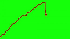 Graph Rate Goes Goes Down Fat 库存影片视频（100% 免版税）1108139713 | Shutterstock