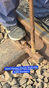 1.4M views · 2.5K reactions | Steel Sleeper Elastic Rail Clip ERC Tight Keyman #fbreelsfypシ゚viralfbreelsfypシ゚viral #lsviralシfb #fbreelsfypシ゚viralvideo #fbreelsfypシ゚viralシ #fbyシvideo #viralシfb #fbreelsvideo #emdgt42 #GateBarrier #gopro | Rail Zone BD | Facebook