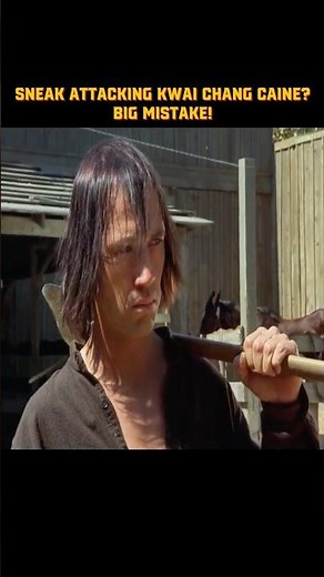 David Carradine, Sneak Attacking Kwai Chang Caine is Big Mistake, Kung Fu Caine, 1972