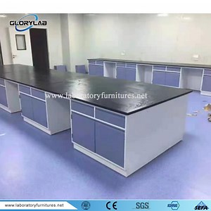 [Hot Item] CE Certificated All Steel Lab Island Bench Laboratory Central Table Jh-SL107
