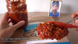 EATING SPICY RAMEN NOODLE PIZZA | Kluna Tik | Facebook