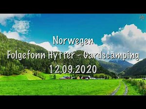 Norwegen Folgefonn Hytter Gardscamping