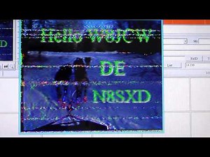 N8SXD slow scan television pic 14230 khz